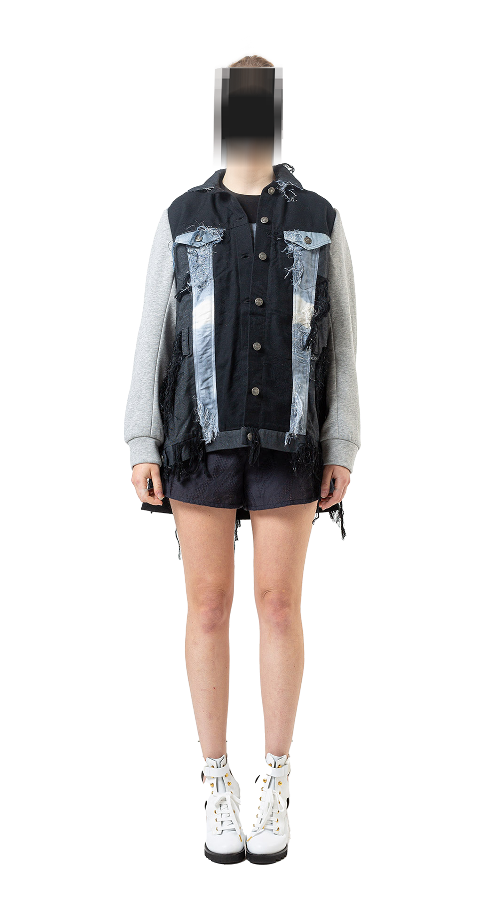 Panelled Trucker Jacket