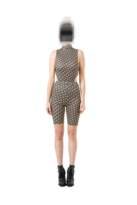 [SERIES BODYSUITS] Sleeveless high-leg Bodice