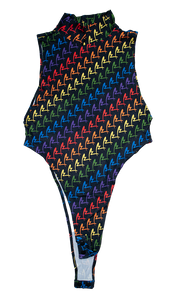 [SERIES BODYSUITS] Sleeveless high-leg Bodice