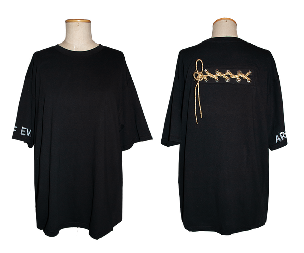 Lace-up Tee Unisex – Misora Nakamori