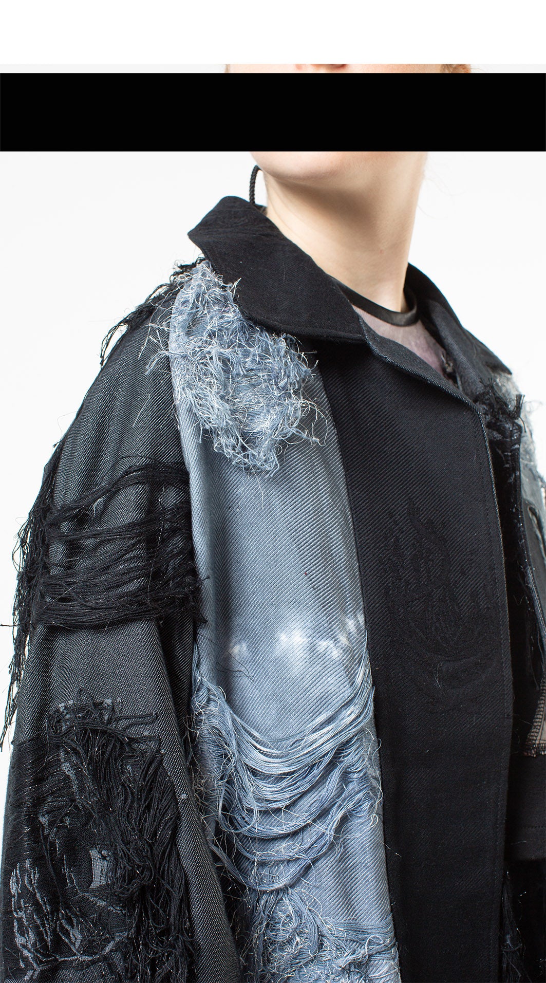 Panelled Raglan Long Coat